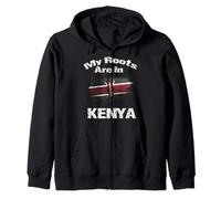 My Roots Are In Kenya with Kenyan Proud Flag - Camiseta de Regalo Sudadera con Capucha