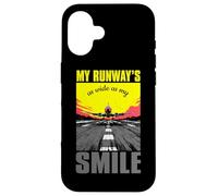 My Runway is as Wide as my Smile Carcasa para iPhone 16