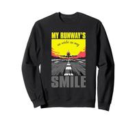 My Runway is as Wide as my Smile Sudadera