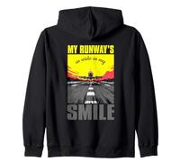 My Runway is as Wide as my Smile Sudadera con Capucha