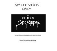 My Sagittarius Daily Life Vision November 25: Sagittarius Custom Daily Weekly Day Thoughts, Custom Zodiac Thinking,Travel Plans (161 pages 6x9 inch) Paperback, Lined Paper Weather Tracker Timeless