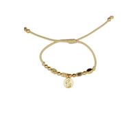 My Saint My Hero Pulsera «Little Saints - Pulseras de santo patrón - tejida a mano por artesanos locales de todo el mundo para la fe, protección y orientación - Madales fundidos a mano en el sitio