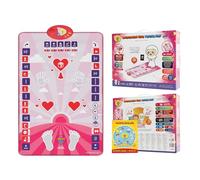 My Salah Mat Alfombra de oración musulmana interactiva rosa para niños que aprenden la Salah, alfombra de oración divertida y fácil con 36 teclas táctiles, 15 idiomas, altavoz y folletos, juguetes