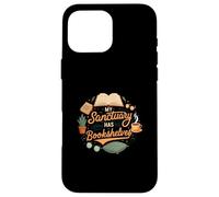 My Sanctuary Has Bookshelves Book Reader Lover Carcasa para iPhone 16 Pro MAX