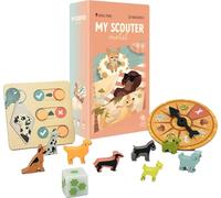 My Scouter - Juego de mesa de Perros en un Motel Canino, atiende sus necesidades y Busca el Tesoro. Memoria, Fácil, rápido y entretenido, de viaje, Regalo niño/niña 4 5 6 7 8 9 10 años familiar