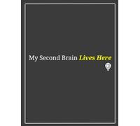 My Second Brain Lives Here: Funny Gift Notebook Journal For Friends and Family