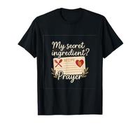 My Secret Ingredient Oración Cocina Fe Gráfico Camiseta