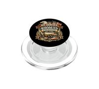 My Service Americas Freedom Veteran Eagle Flag Patriots 1776 PopSockets PopGrip para MagSafe