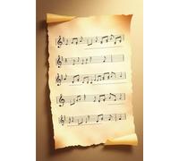 My Sheet Music Journal To Record Favorite Songs, Music Practice Notes And Personal Composition Sketches Daily