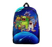 My Singing Monsters - Mochila escolar para estudiantes de moda, adecuada para niños y niñas, casual, para viajes al aire libre, mochila esencial