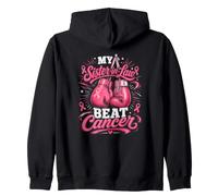 My Sister-In-Law Beat Cancer - Guantes de Boxeo para cáncer de Mama Sudadera con Capucha