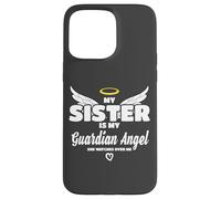 My Sister Is My Guardian Angel She Watches Over Me In Memory Carcasa para iPhone 15 Pro Max