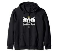 My Sister Is My Guardian Angel She Watches Over Me In Memory Sudadera con Capucha