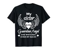 My Sister Is My Guardian Angel Shirt In Memory of My Sister Camiseta