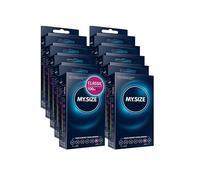 MY.SIZE Classic Condones talla 6 | Ancho 64 mm | Paquete Maxi 100 unidades | Preservativos premium extra delgados | Ultra sensibles y delicados | Grosor 0,07 mm | Veganos