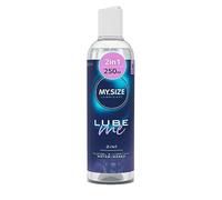 MY.SIZE Lube Me Premium 2en1 Gel lubricante 250 ml I Lubricante sin olor I Gel lubricante a base de agua y Playgel I Gel lubricante para juguetes y condones de látex I lubricación a base de agua