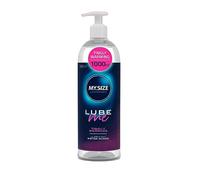 MY.SIZE Lube Me Premium Lubricante Tingly Warming 1000 ml | Gel lubricante con efecto cálido y estimulante | Gel lubricación sin olor | Lubricante a base de agua para juguetes y condones de látex