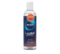 MY.SIZE Lube Me Premium Lubricante Vegan 250 ml I Gel lubricante sin ingredientes de origen animal I Gel de lubricación a base de agua para juguetes y condones de látex I water based lubrication