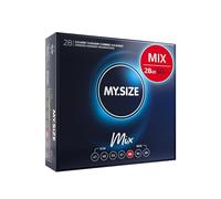 My size - mix preservativos 60 mm 28 unidades