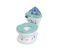 Disney Baby Stitch My Size Orinales Infantiles de Bright Starts, Orinal Bebé 2 en 1 con Sonido de Descarga, Asiento Extraíble y Pegatinas, Para Niños Desde 18 Meses