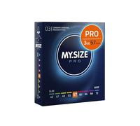 MY.SIZE PRO Condones ÉLITE, talla 4, 57 mm, 3 piezas - Látex Vytex extra puro, fácil de abrir