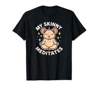My Skinny Guinea Pig Medita Divertido Lindo Camiseta