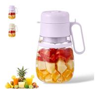 My Smoothies Cup Blender, 1000ML Portable Small Juice Cup, Cup Blender for Smoothies, Multi-Function Juicer Juice Cup (Purple)