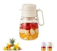 My Smoothies Cup Blender, Cup Blender for Smoothies, 1000Ml Portable Small Juice Cup, Rechargeable Household Multi-Function Juicer Juice Cup, Large Capacity (White)
