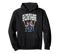 My Son Hits Hard But I Hit Harder So Watch Yo Mouth - Sudadera con Capucha
