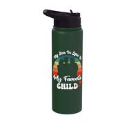 My Son In Law Is My Favorite Child For Women Funny Stainless Steel Insulated Water Bottle