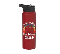 My Son In Law Is My Favorite Child For Women Funny Stainless Steel Insulated Water Bottle