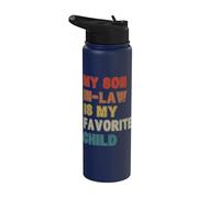 My Son In Law Is My Favorite Child For Women Funny Stainless Steel Insulated Water Bottle