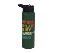 My Son In Law Is My Favorite Child For Women Funny Stainless Steel Insulated Water Bottle
