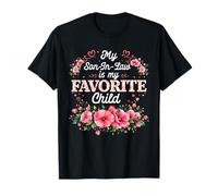 My Son In Law Is My Favorite Child Mom Floral Mother's Day Camiseta