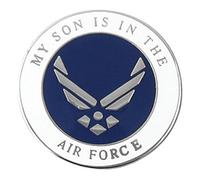 My Son is in the Air Force Wing Pin de solapa