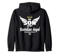 My Son Is My Guardian Angel He Watches Over Me In Memory Sudadera con Capucha