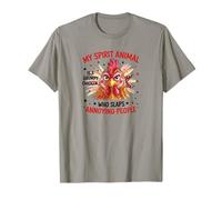 My Spirit Animal es un pollo gruñón que abofetea Camiseta