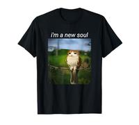 My Spirit Animal Funny Meowl Meme, Cat Owl Meme Cerebro Rojo Camiseta
