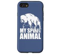 MY Spirit Animal Funny Strong Water Bear Tardigrade Meme Carcasa para iPhone SE (2020) / 7/8