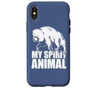 MY Spirit Animal Funny Strong Water Bear Tardigrade Meme Carcasa para iPhone X/XS