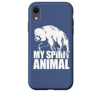MY Spirit Animal Funny Strong Water Bear Tardigrade Meme Carcasa para iPhone XR