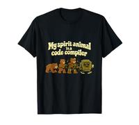 My Spirit Animal Is A Code Compiler Programador Humor Camiseta