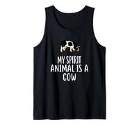 My Spirit Animal Is A Cow - Camiseta Divertida de Vacas Camiseta sin Mangas
