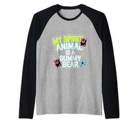 My Spirit Animal Is A Gummy Bear Candy Lover Kid |------ Camiseta Manga Raglan