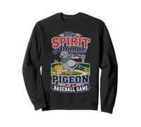 My Spirit Animal Is A Pigeon At A Baseball Game Sudadera