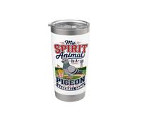 My Spirit Animal Is A Pigeon At A Baseball Game Vaso térmico de acero inoxidable de doble pared