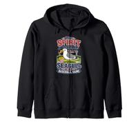 My Spirit Animal Is A Seagull At A Baseball Game Sudadera con Capucha