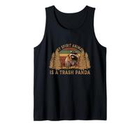 My Spirit Animal Is A Trash Panda - Raccoon Vintage Camiseta sin Mangas