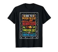 My Spooky Halloween Acción de Gracias Ugly Christmas Costume Fall Camiseta gráfica económica, Hombre, Negro, S