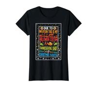 My Spooky Halloween Acción de Gracias Ugly Christmas Costume Fall Camiseta gráfica económica, Mujer, Negro, S